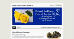Desktop Screenshot of funeraldirectorscambridge.co.uk