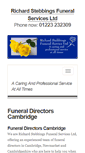 Mobile Screenshot of funeraldirectorscambridge.co.uk